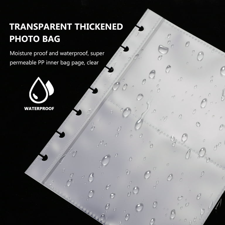 25 Pcs Practical Photo Sleeves Photo Covers Photo Album Sleeves  (Transparent)