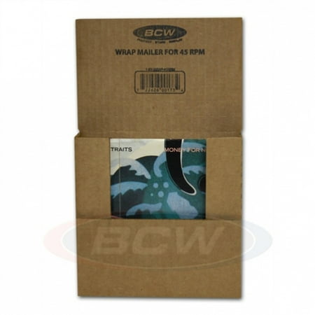 1 BCW Wrap Mailer for 45 RPM Record