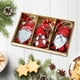 thumbnail image 1 of Decoración Navideña Suministros Navideños Accesorios Pintados Lindo Anciano Sin Rostro Pequeño Colgante Adorno Navideño Colgante de Madera, 1 of 5