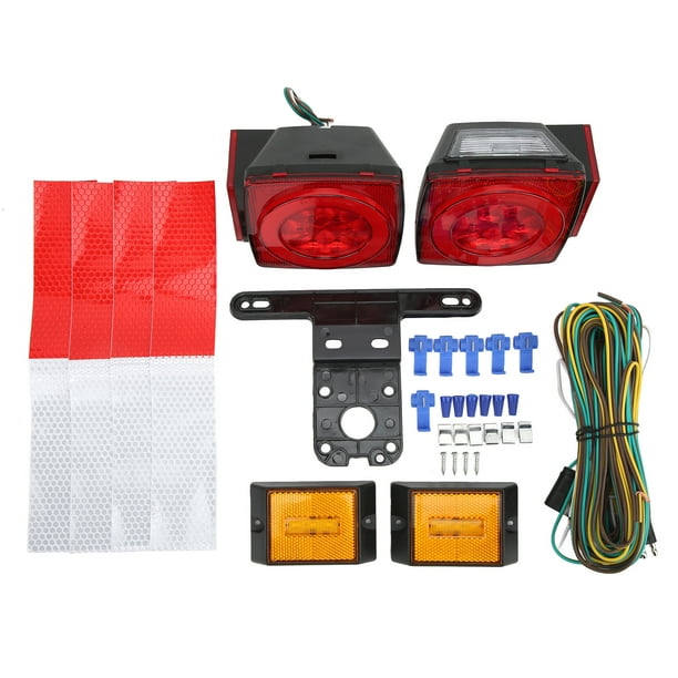 Square LED Trailer Light Kit,12V LED Trailer Light VLED Trailer Light Kit LED Trailer Light Kit
