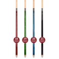 thumbnail image 3 of Set of 4 Aska L3 Pool Cue Sticks, 58", 13mm Tip, Hard Rock Canadian Maple Shaft, Wrapless, L3S4, 3 of 6