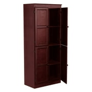 Concepts in Wood Storage 72 inch with 5 Shelves Cherry