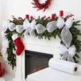 thumbnail image 6 of JeashCHAT Metal Mesh Ribbon with Foil, 10.23 inch x 32.81 feet Each Roll, Deco Mesh Ribbon for Christmas Tree, Wreaths, Swags, Centerpieces Decorating and Gift Wrapping, 6 of 6
