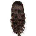 thumbnail image 4 of Creamily 26 Inch Brown Wigs for Women V Part Body Wave Wigs Synthetic Curly Wig Long Brown Wigs Cap, 4 of 9