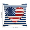 thumbnail image 3 of Independence Day Pillow Covers Striped Print Seat Cushions For Indoor Holiday Decor, 3 of 6