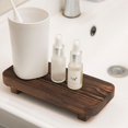 thumbnail image 4 of Wood Risers for Decor Display, Bathroom Counter Sink Decor, Dish Soap Tray Wood Tray for Kitchen Counter, Small Wooden Soap Stand, Wood Soap Pedestal, Soap Dispenser Stand Modern Farmhouse, 4 of 4