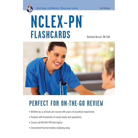 Pre-Owned Nursing Test Prep Nclex-PN Flashcard Book, (Paperback)
