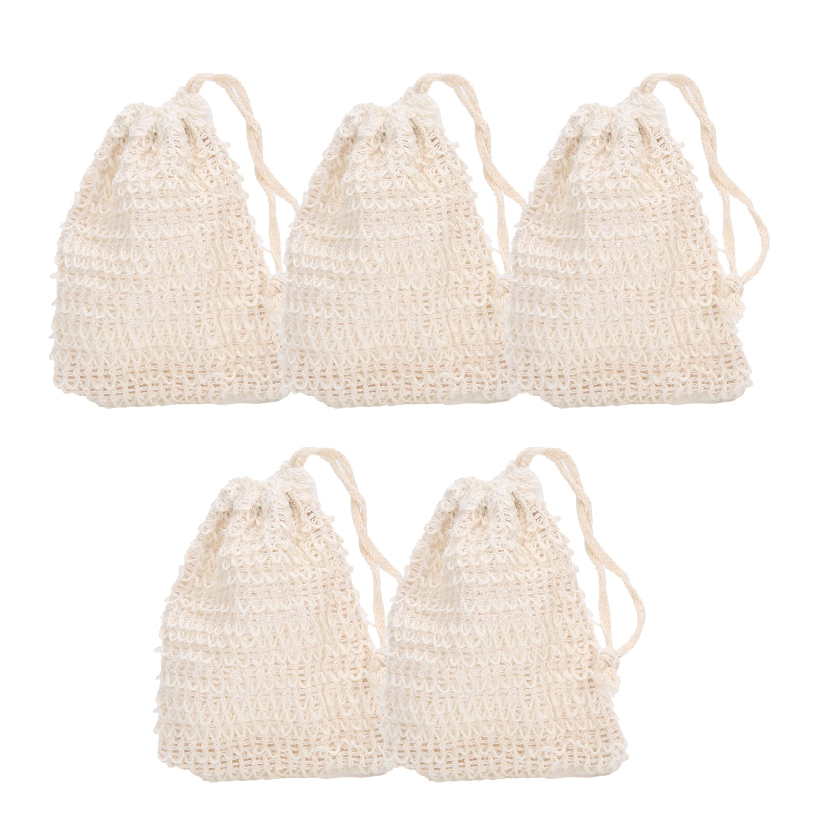 Octpeak 5pcs Bag Exfoliating Massaging Scrubbing Saver Bags Pouch