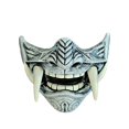 thumbnail image 5 of Máscara japonesa Demon Samurai Kabuki Devil Half Face Mask Cosplay, 5 of 5