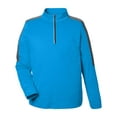 thumbnail image 4 of CORE365 CE404 Men's Market Snag Protect Mesh Colorblock Quarter-Zip Pullover-Electric Blue/ Carbon-5XL, 4 of 6