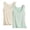 Green-40319aa, variant on Trgacdwlo 2 Pack Women's Tank Tops Slim Fit Stretchy Basic Layering Tops Everyday Wear Scoop Neck Sleeveless Undershirts