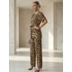 thumbnail image 4 of Conjunto 2 Piezas Blusa y Pantalón Animal Print Estilo Sofisticado Y Versatilidad para Mujer, 4 of 5