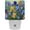 Multi-colored 2, variant on PhooArto Morning Glory Blossoms Pattern Plug in LED Night Light Auto Sensor Dusk to Dawn Decorative Night for Bedroom, Bathroom, Kitchen, Hallway, Stairs, Baby's Room, Energy Saving