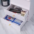 thumbnail image 4 of 2/3 Layer Makeup Organizer Cosmetic Storage Holder Desktop Dressing Box W/ Drawer & Mirror, 4 of 4