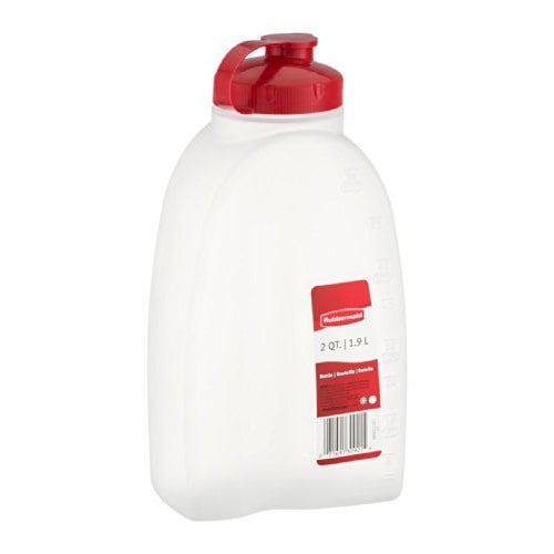 Rubbermaid MixerMate Bottle for Pourin' and Storin', 1 Quart, Red