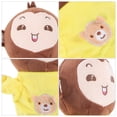 thumbnail image 4 of KAKOWELY Marionetas de mano de animales de peluche con forma de mono para niños, juegos de rol, marionetas de mano de animales de peluche, 4 of 5