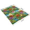 thumbnail image 4 of Colorful Dinosaurs Volcano Pattern Blanket,Comfortable Soft Lamb Wool Throw Blanket,All Season,Warm Lightweight Blankets for Sofa Bed Couch Living Room Chair,40"x50", 4 of 4
