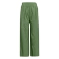 thumbnail image 4 of Bibifish Womens Pants Slate Pleated Waist Lightweight Baggy Tapered Leg Pants Outdoor Trips Daily Wear Trousers With Side Pockets, 4 of 6