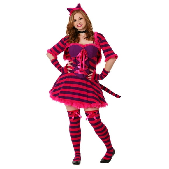 Fun Costumes Adult Plus Size Sexy Wonderland Cat Costume