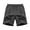 Dark Gray-06, variant on LONKITO Summer Mens Shorts Elastic Waist Lightweight Shorts with Zipper Pockets for Gym Outdoor Beach, Size L