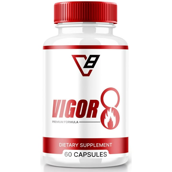 Vigor 8 Pills, Vigor8 All Natural Dietary Supplement, Vigor8 Capsules to Promote Stamina and Energy , Vigor Eight Official Reviews (60 Capsules)