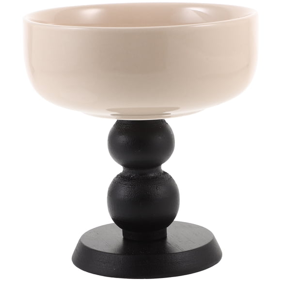 GOOHOCHY Vaso para helado, tazón de yogur de base alta, vaso decorativo para postre, plato multiusos para servir helado