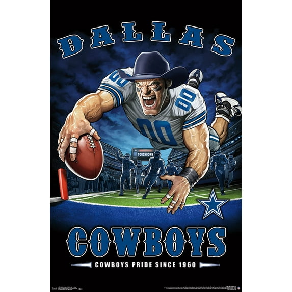 NFL Dallas Cowboys - End Zone 17 Wall Poster, 22.375" x 34"