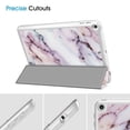 thumbnail image 5 of Fintie Case for 7.9" iPad mini 5th Gen 2019 Case - TPU SlimShell Cover with Pencil Holder, Marble Pink, 5 of 7