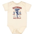 thumbnail image 3 of Inktastic Skateboard for Life Boys or Girls Baby Bodysuit, 3 of 5