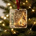thumbnail image 4 of Christmas Cash Gift Holder Ornament, Clear Acrylic Roll Up Money Holder with Velvet Ribbon for Christmas Tree Holiday Gift Giving, 4 of 5