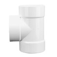 thumbnail image 3 of Conector de drenaje blanco PVC S&D Tee de 4 pulgadas NDS, 3 of 7