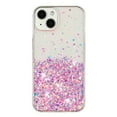 thumbnail image 2 of Luminous Case for iPhone 14 Plus, Glow in the Dark Fluorescent Glitter Case for Women Girls, Bling Sparkle Lightweight Slim Shockproof Protective Phone Cover for iPhone 14 Plus, Pink, 2 of 6