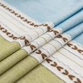 thumbnail image 3 of Square Tablecloth Linen Cotton Washable Wrinkle Free with Tassels Table Cloth for Kitchen Table Dining Table Decoration (blue-, 3 of 5