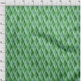 thumbnail image 4 of oneOone Cotton Flex Light Green Fabric Ikat Sewing Craft Projects Fabric Prints By Yard 40 Inch Wide, 4 of 4