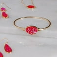 thumbnail image 3 of Humble Chic Druzy Hot Pink Bracelet - Preppy Cuff Bracelets for Women, 3 of 8