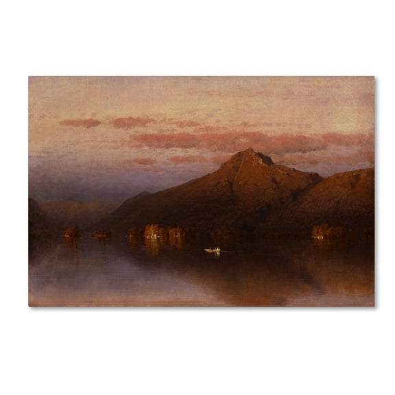 Trademark Fine Art 'Whiteface Mountain From Lake Placid' Canvas Art by Sanford Gifford