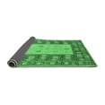 thumbnail image 2 of Ahgly Company Indoor Rectangle Abstract Emerald Green Modern Area Rugs, 2' x 4', 2 of 4
