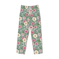 thumbnail image 6 of Daiia Rose Flowers Men's Sleep Pant with Pockets and Drawstring,Pajama Pants-Small, 6 of 9