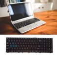 thumbnail image 3 of Langgg Keyboard Colorful Backlight Fluent Typing PC Input Apparatus Blue Letters Notebook Light Replacement for Machenike F117 US, 3 of 6