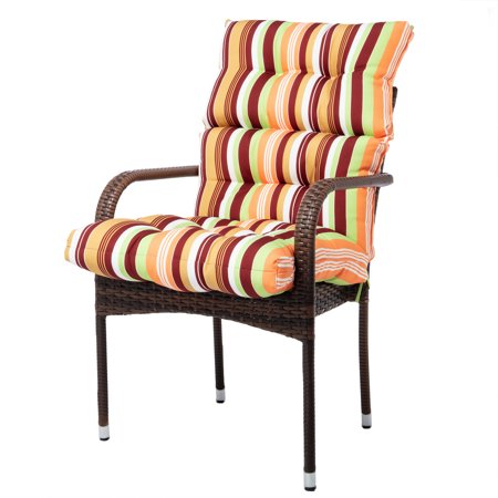 High Rebound Foam Chair Cushion Thicken High Back Chair Pad for Home Office Garden Chair