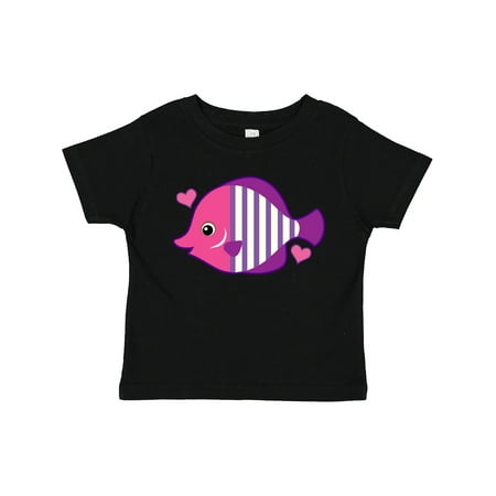 

Inktastic Cute Tropical Fish Beach Vacation Gift Toddler Toddler Girl T-Shirt