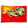 thumbnail image 1 of Housse de Coussin Standard en Tissu Évacuant l'Humidité 20.5 x 30 Po. Danny Dolphin Fish, 1 of 1