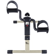 Himaly Portable Under Desk Pedal Exerciser, Holds 240 lbs, Folding Mini Exercise Bike with Adjustable Resistance for Arm & Leg Workout at Office, Home & Therapy