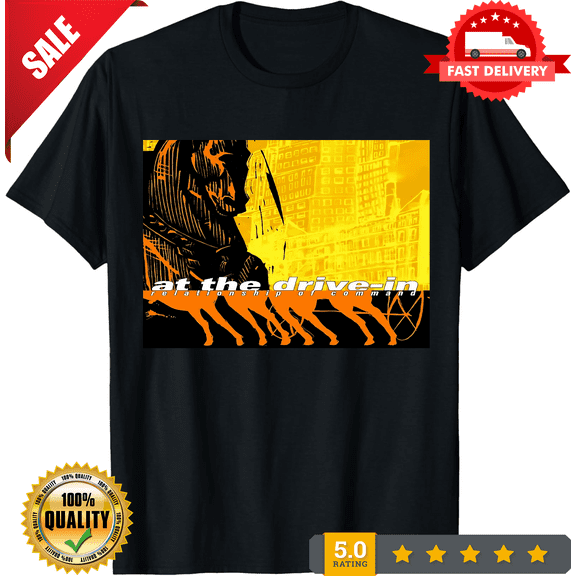 Rare AT THE DRIVE IN T SHIRT relationship of command vinyl cover S-5XL, NEW INSTOCK-TH78227