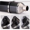 thumbnail image 3 of Motorcross Exhaust Universal Motorcycle Muffler 470mm 570mm Length Modified DB Killer Escape Moto Pipe For MT07 ER6N Z800 ZX10R, 3 of 26
