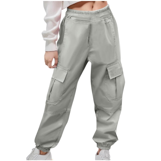 Odeerbi 3-12 Años Para Niños Pantalones de Chándal Para Niñas Pantalones Deportivos Deportivos Pantalones de Trabajo Para Jogger