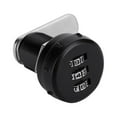 thumbnail image 2 of Cabinet Coded Lock,3 Digit Code Combination Security Coded Lock Cabinet Lock Streamlined Design, 2 of 7