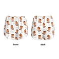 thumbnail image 5 of Lsque Cute Little Pirate Red Panda Printed Women's Running Shorts with Liner Pockets,Elastic Quick Dry Workout Athletic Gym Yoga Shorts,Womens High Waist Shorts-X-Large, 5 of 9