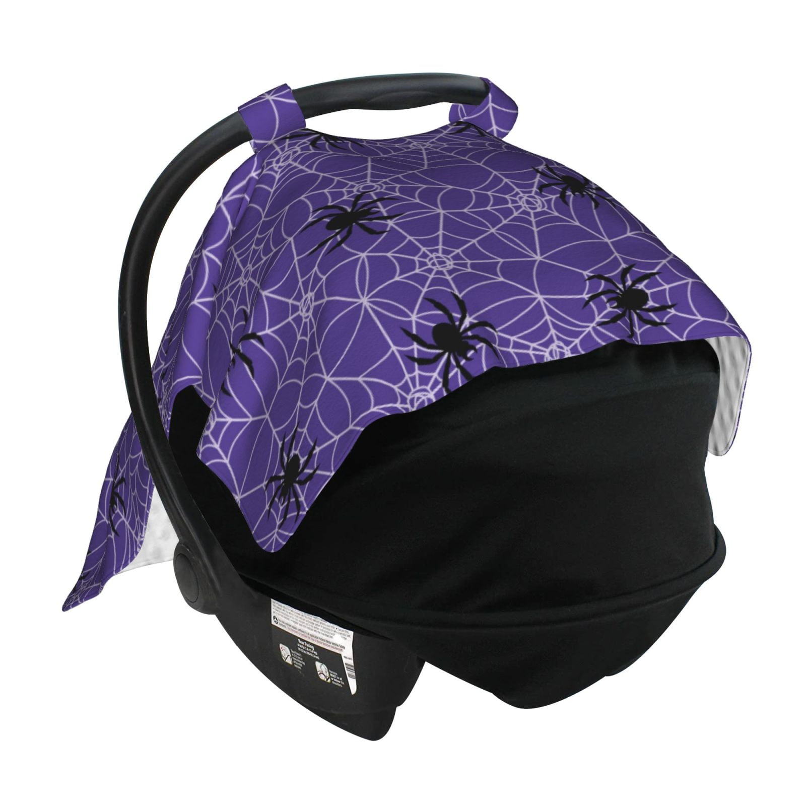 Car Seat Cover Baby - Spider web dark blue cool Breathable Infant Car Seat Cover for Baby Carseat, Lightweight Comfort Baby Essentials Must Haves Newborn Stuff for Girl Boy