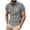 Gray—T Shirt for Men, variant on Jesus Cross Graphic Tees for Men Christian Religious T-Shirt Henley Neck Short Sleeve Golf Shirt Loose Fit Summer Tops Gray XXL